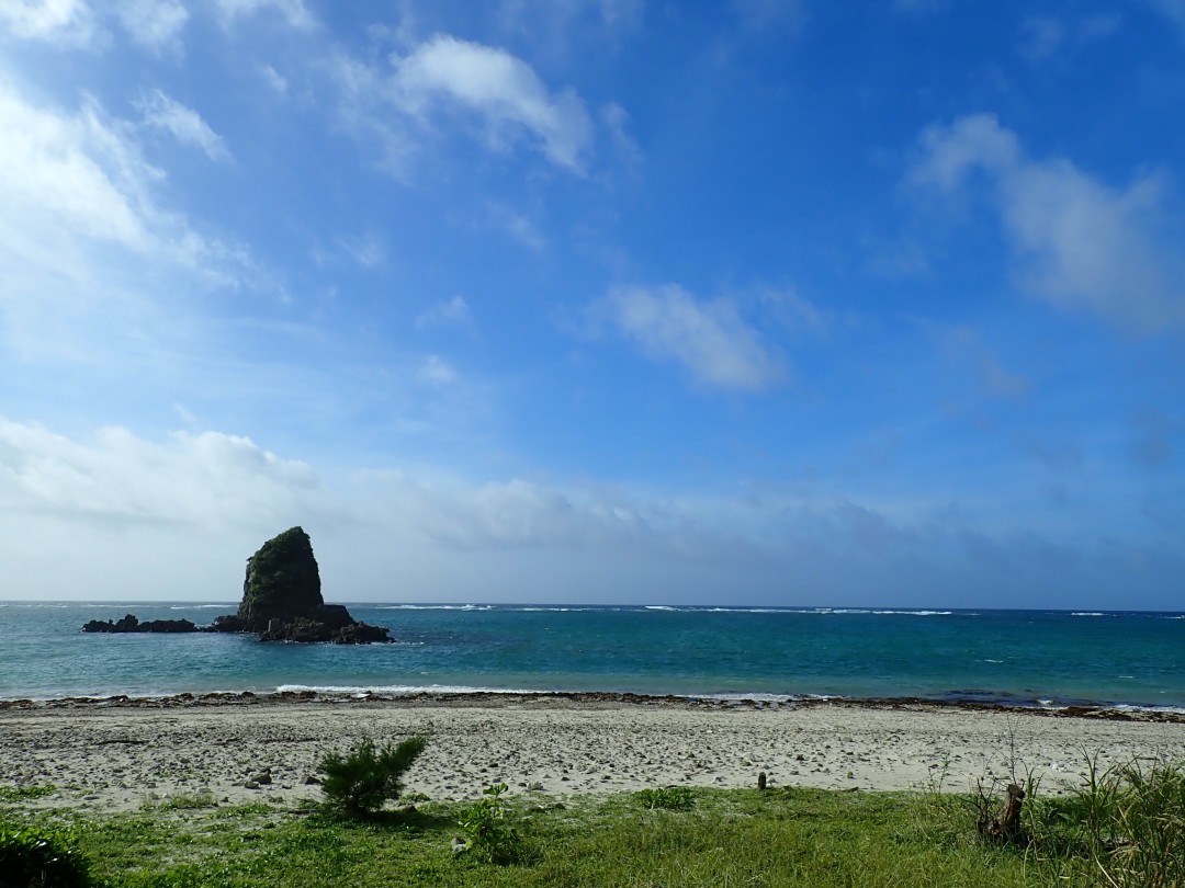 今日の嘉陽海岸