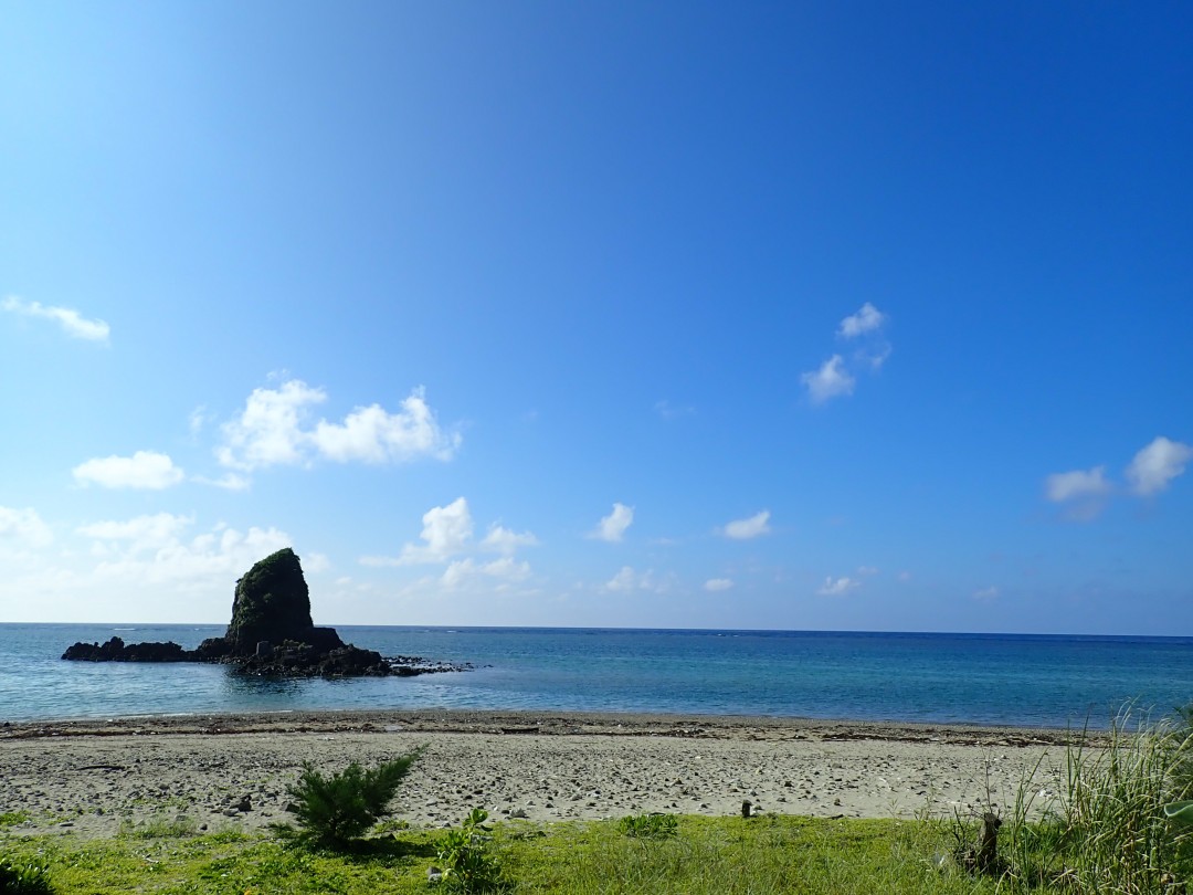 今日の嘉陽海岸