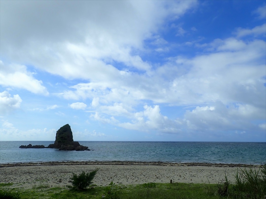 今日の嘉陽海岸