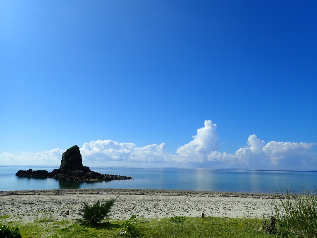 今日の嘉陽海岸