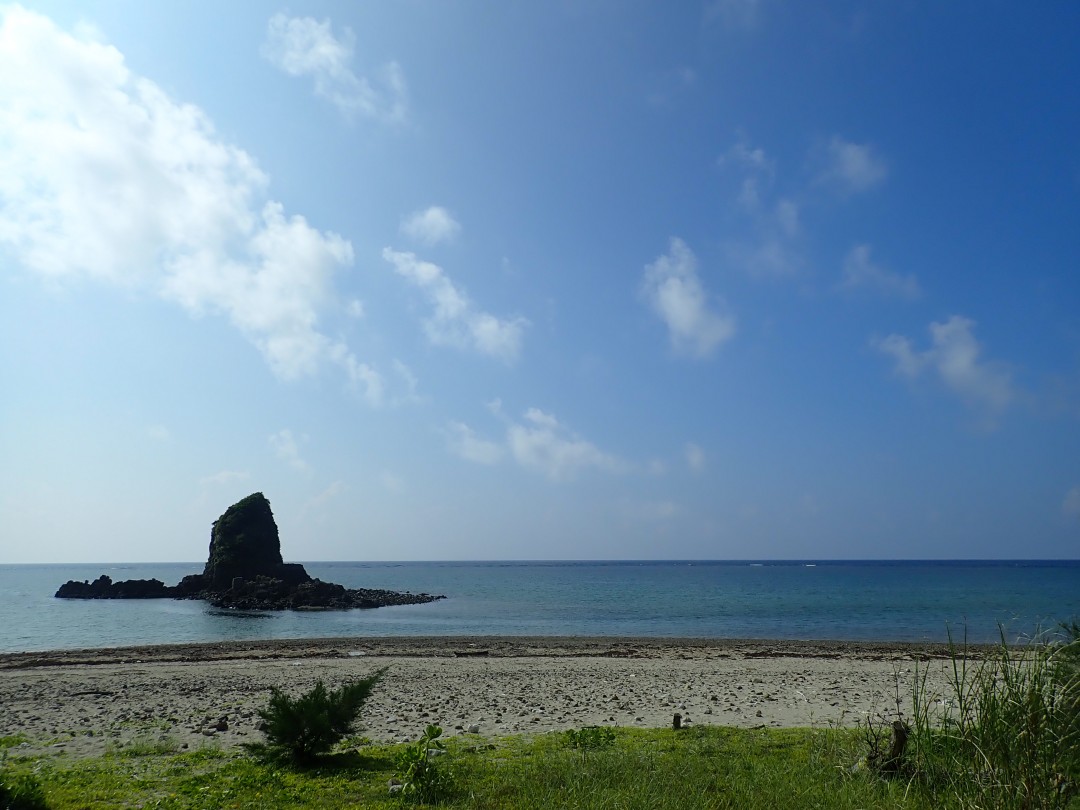 今日の嘉陽海岸