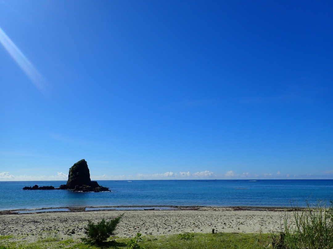 今日の嘉陽海岸