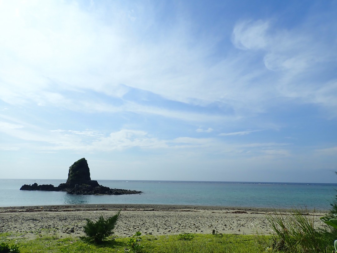 今日の嘉陽海岸