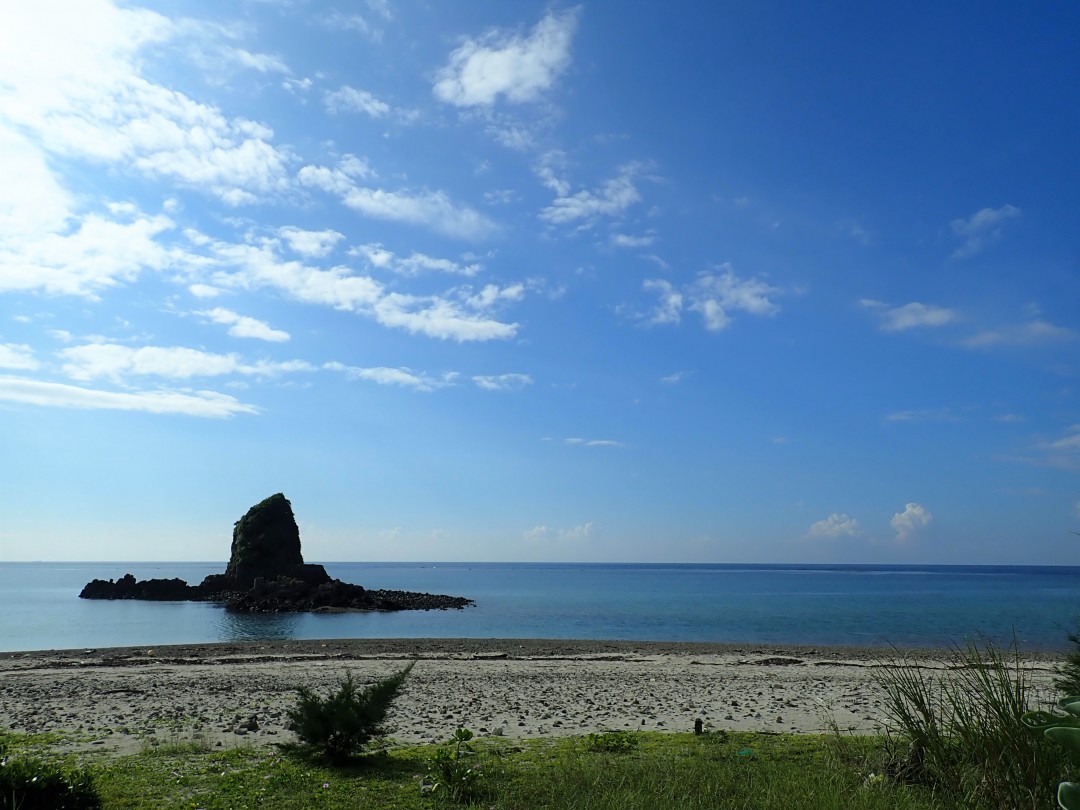 今日の嘉陽海岸