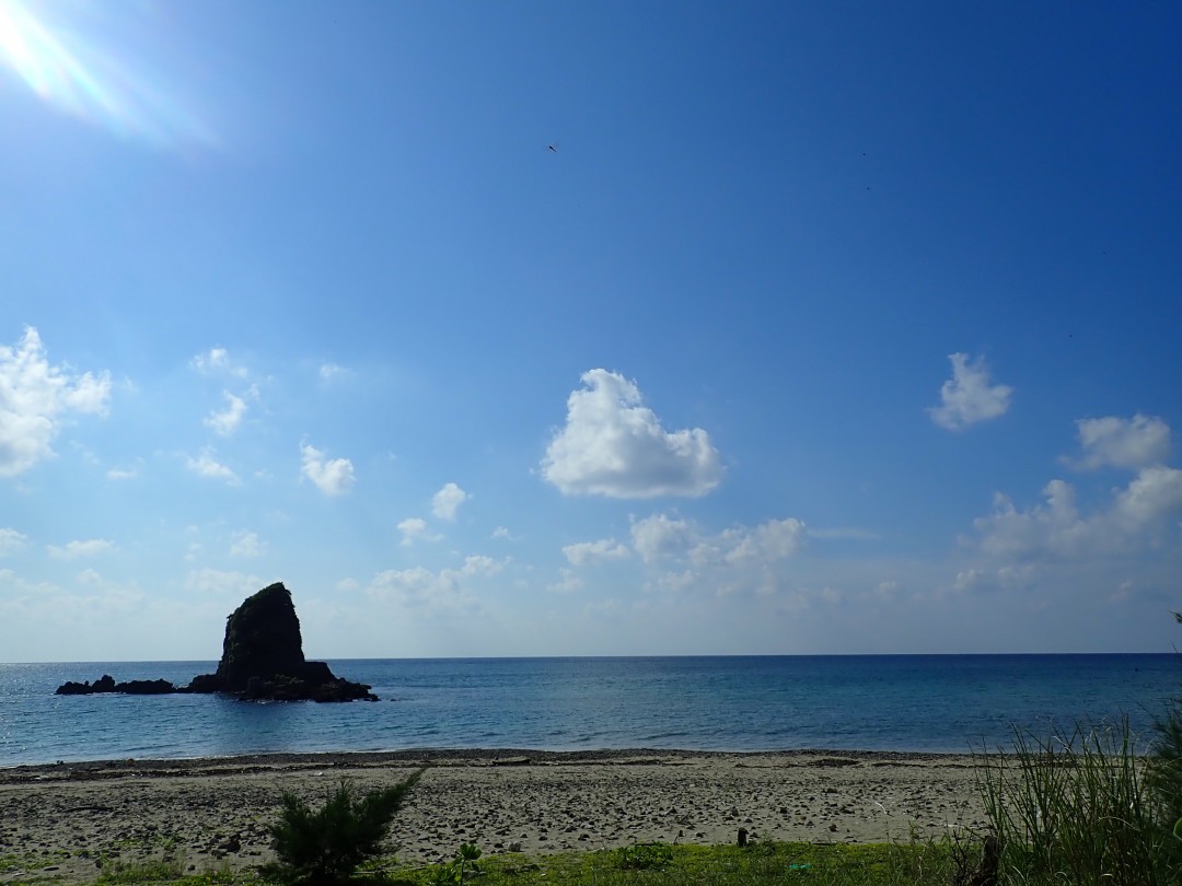 今日の嘉陽海岸