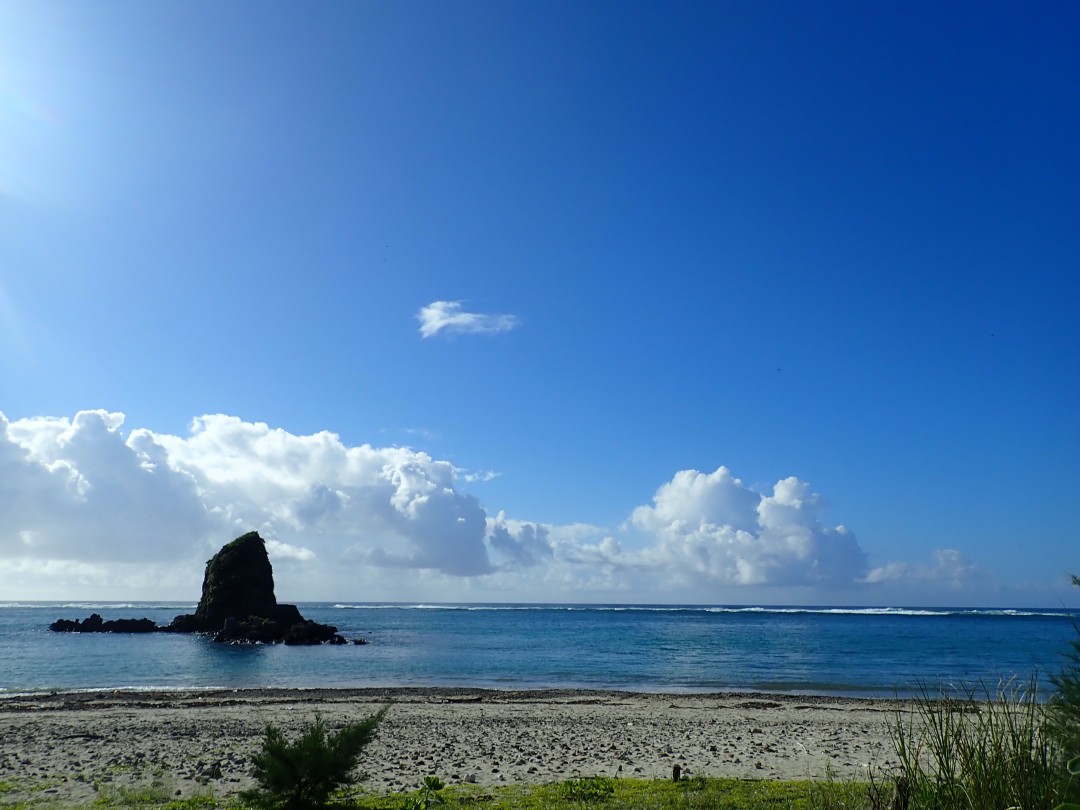 今日の嘉陽海岸