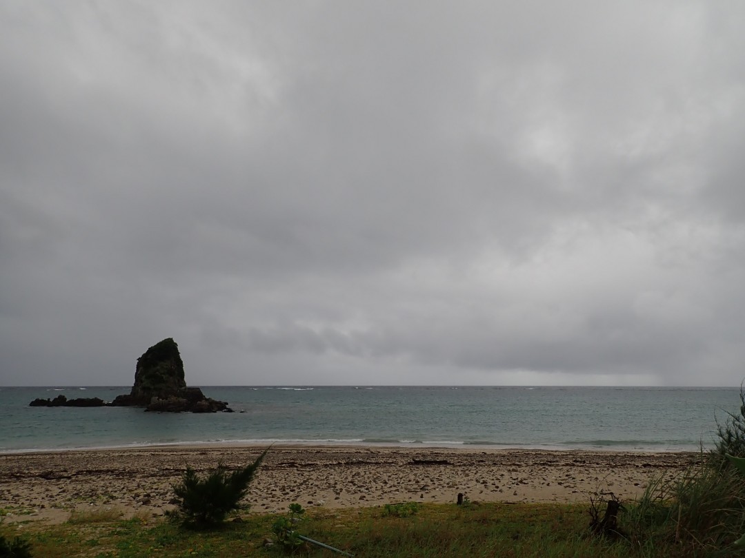 今日の嘉陽海岸