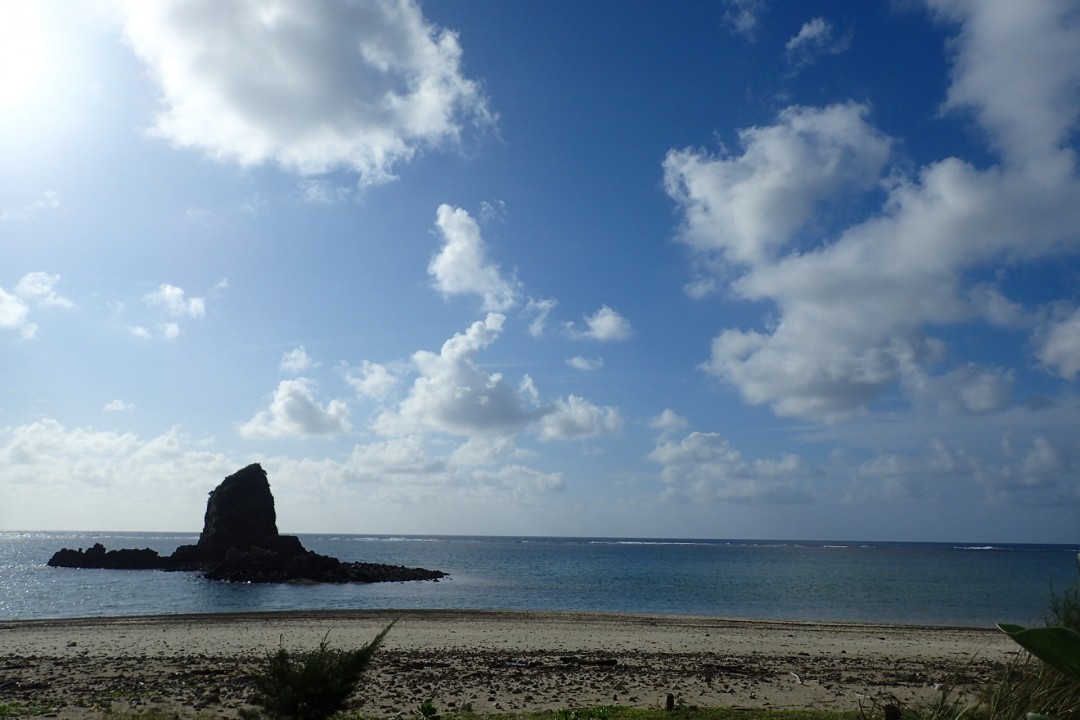 今日の嘉陽海岸