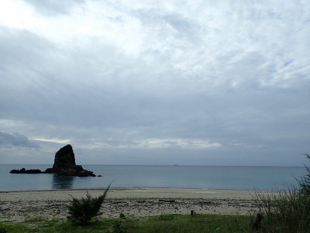 今日の嘉陽海岸