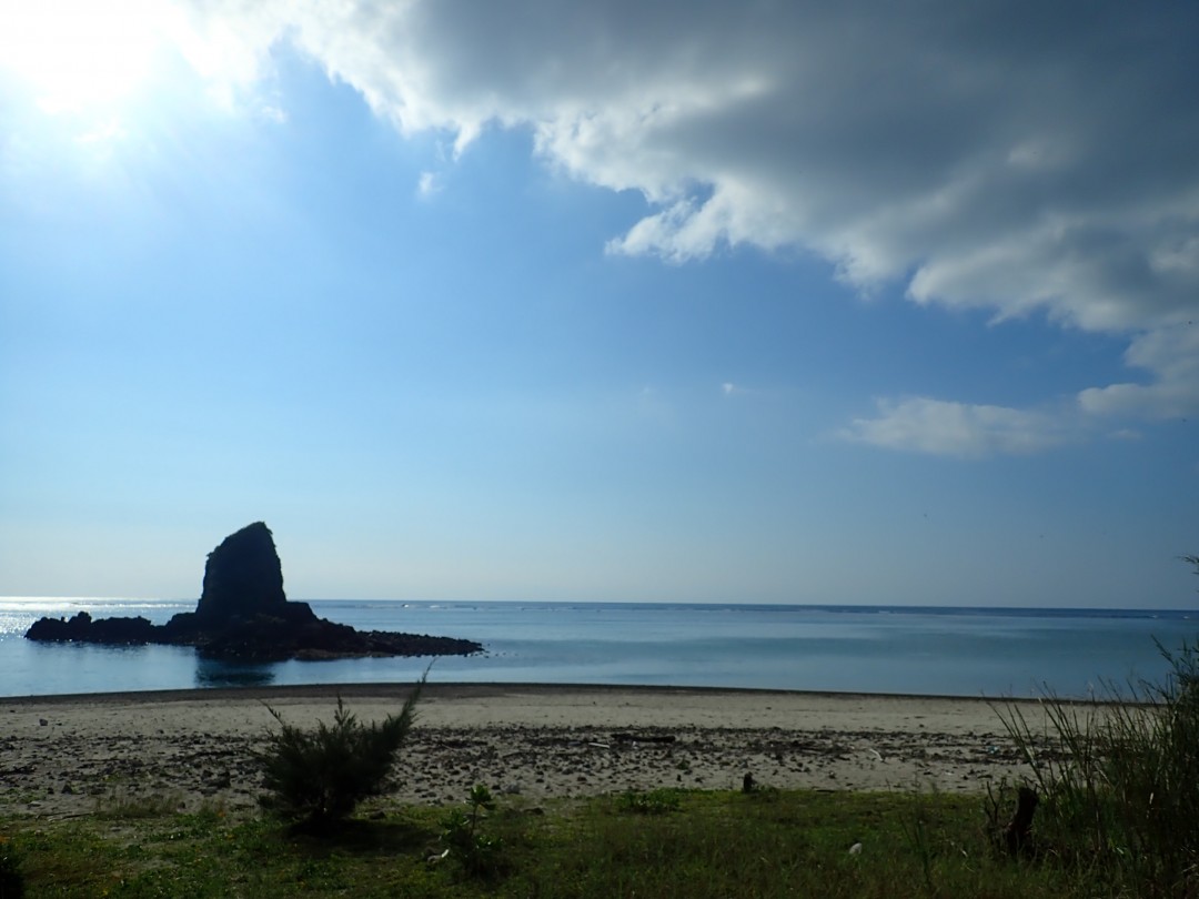 今日の嘉陽海岸