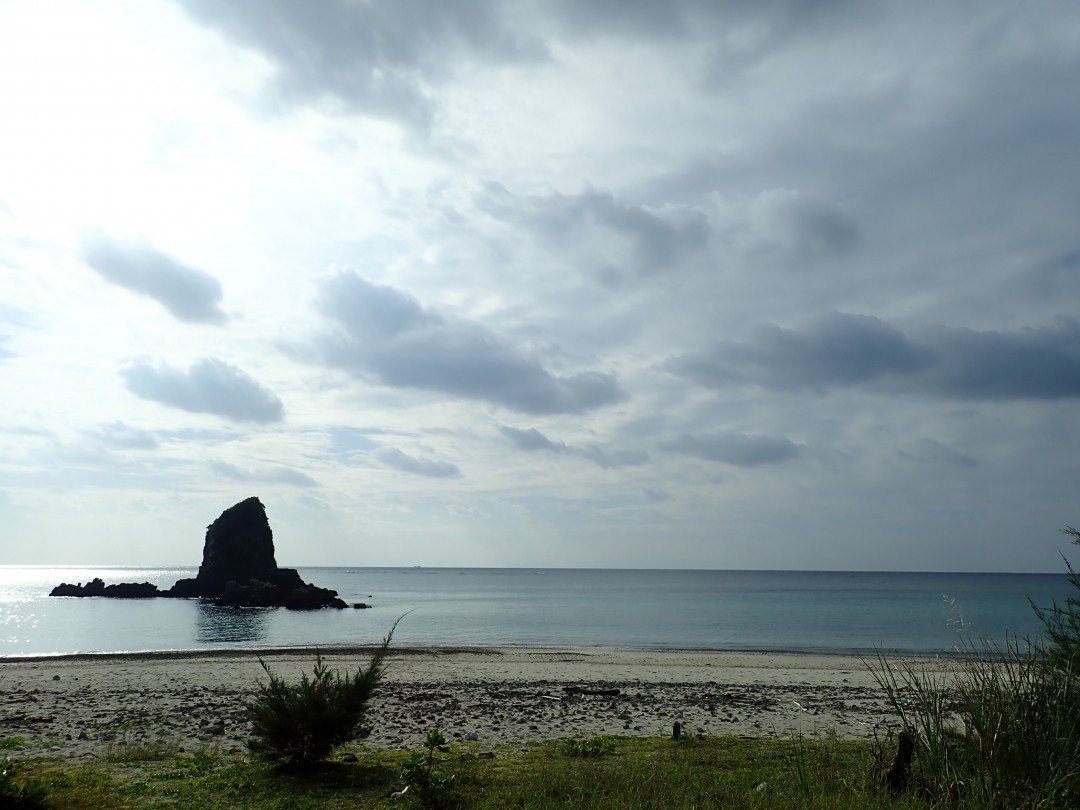 今日の嘉陽海岸