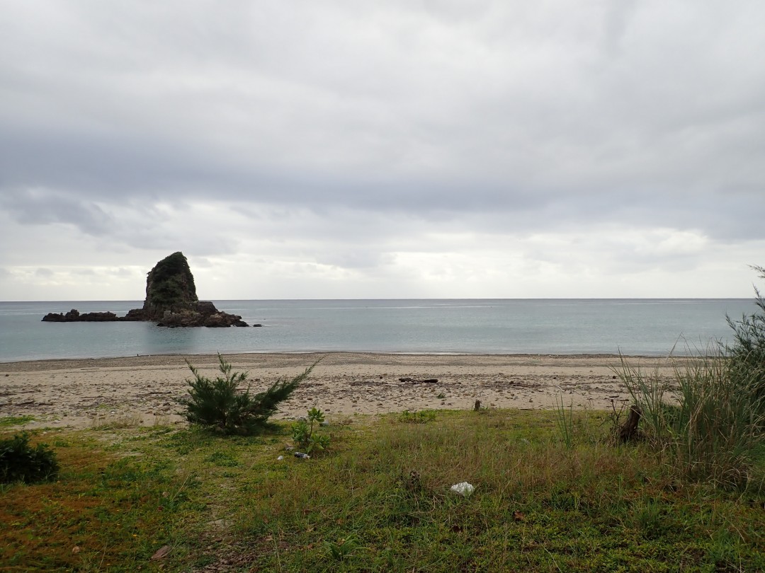 今日の嘉陽海岸