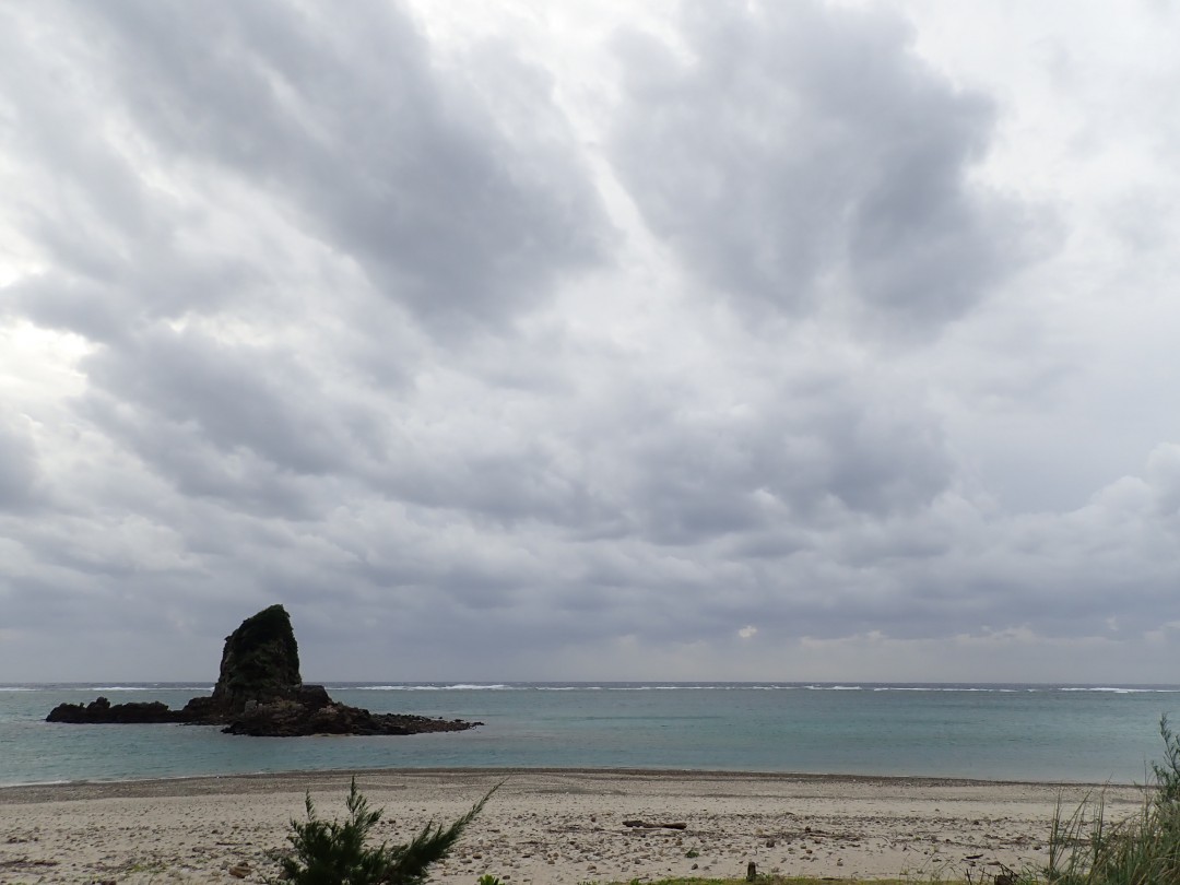 今日の嘉陽海岸