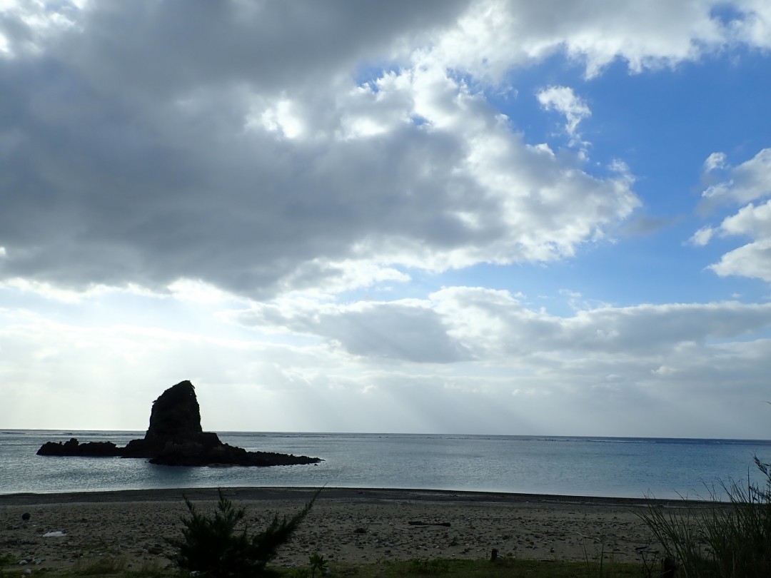 今日の嘉陽海岸