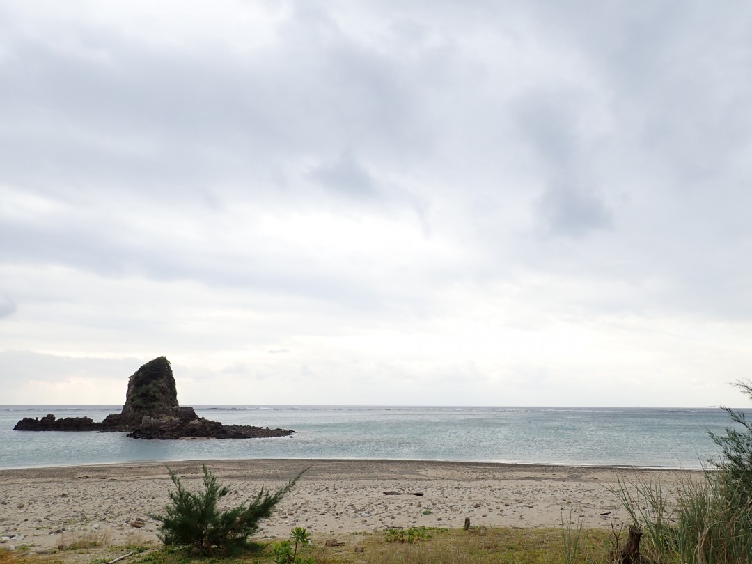 今日の嘉陽海岸