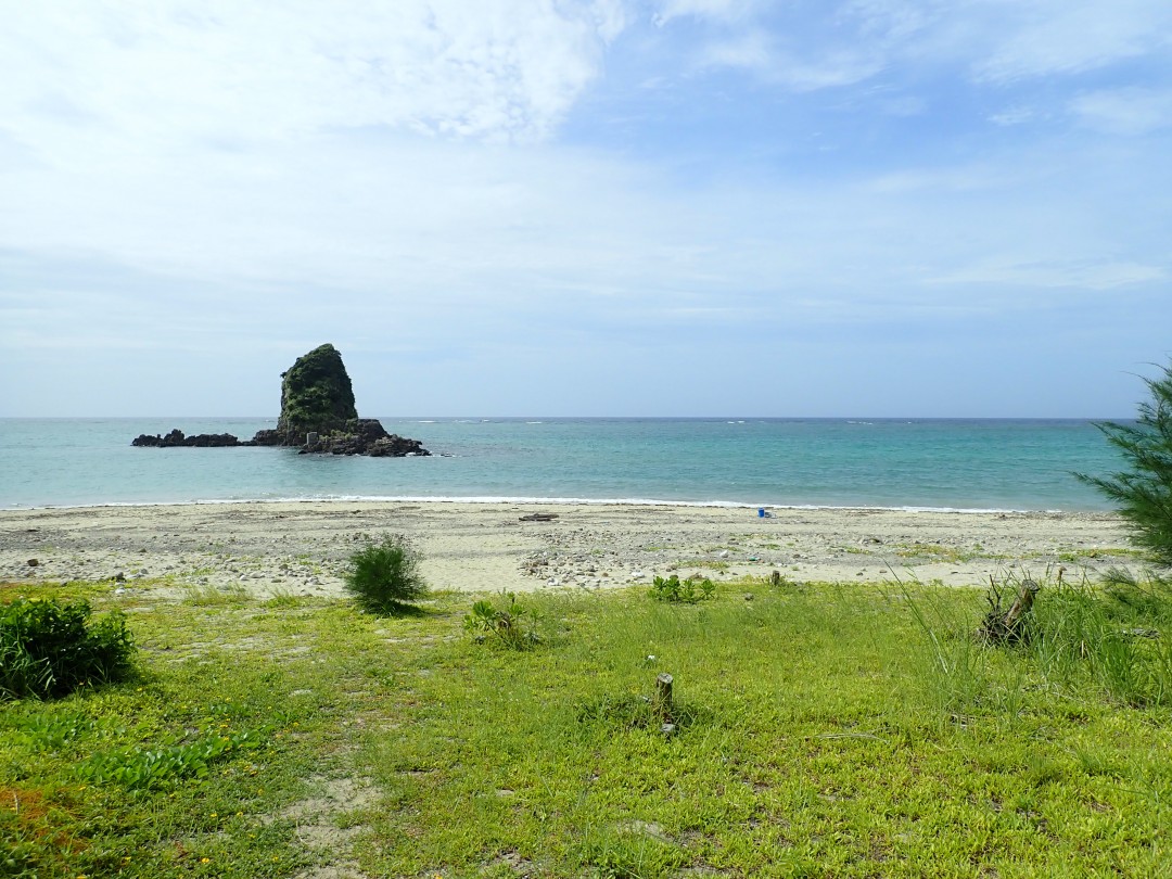 今日の嘉陽海岸