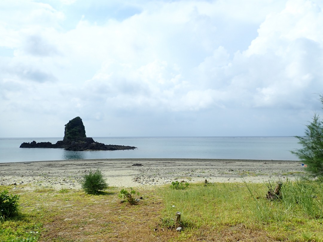 今日の嘉陽海岸