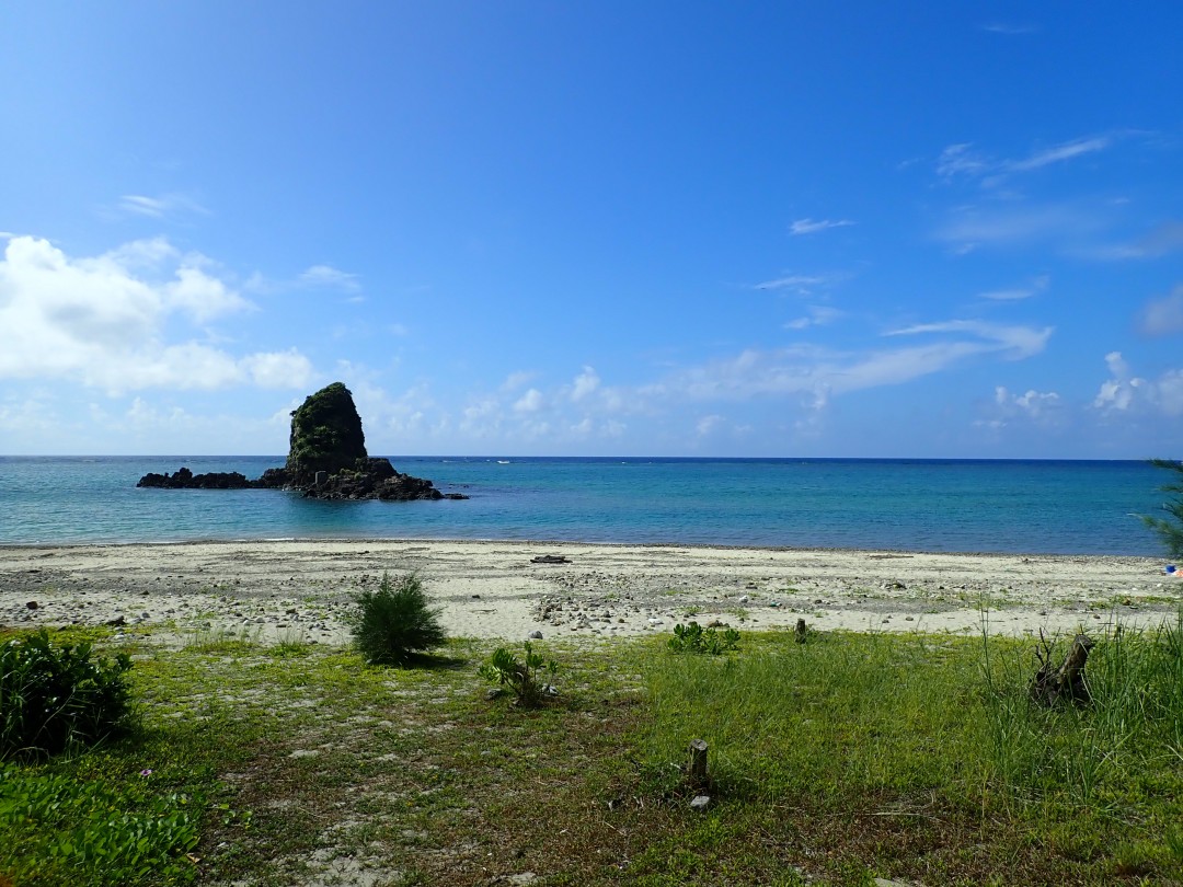 今日の嘉陽海岸