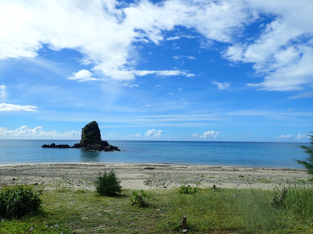 今日の嘉陽海岸