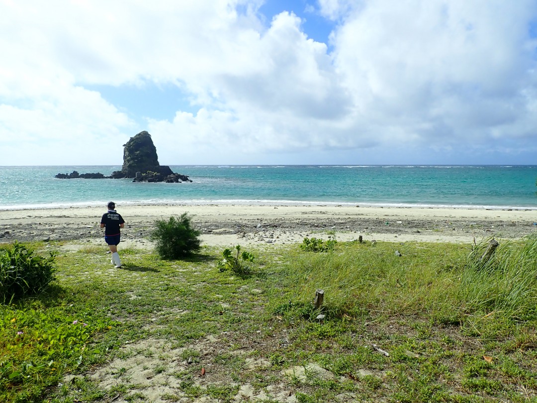 今日の嘉陽海岸