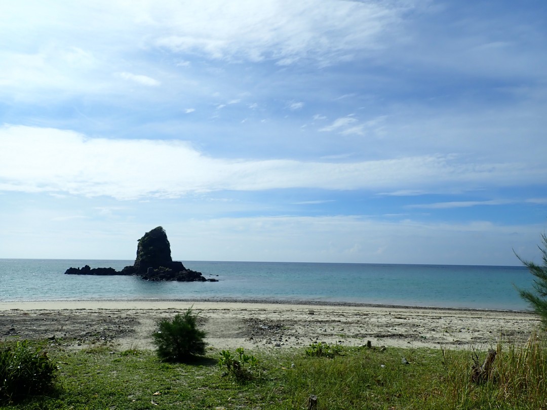 今日の嘉陽海岸