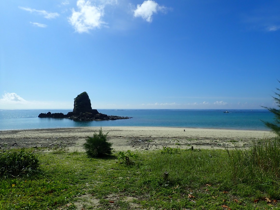 今日の嘉陽海岸