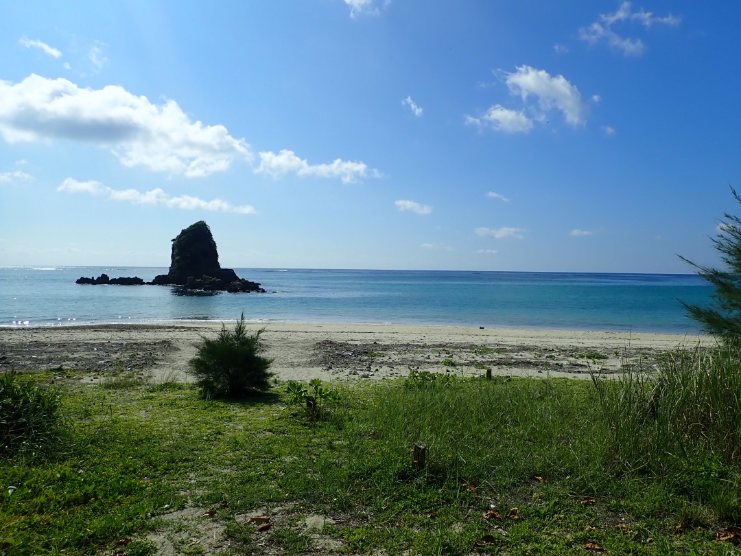 今日の嘉陽海岸