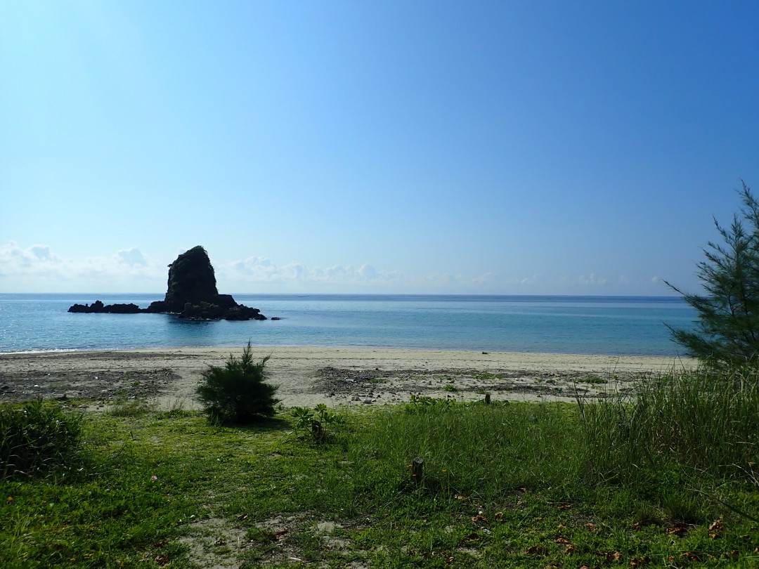 今日の嘉陽海岸