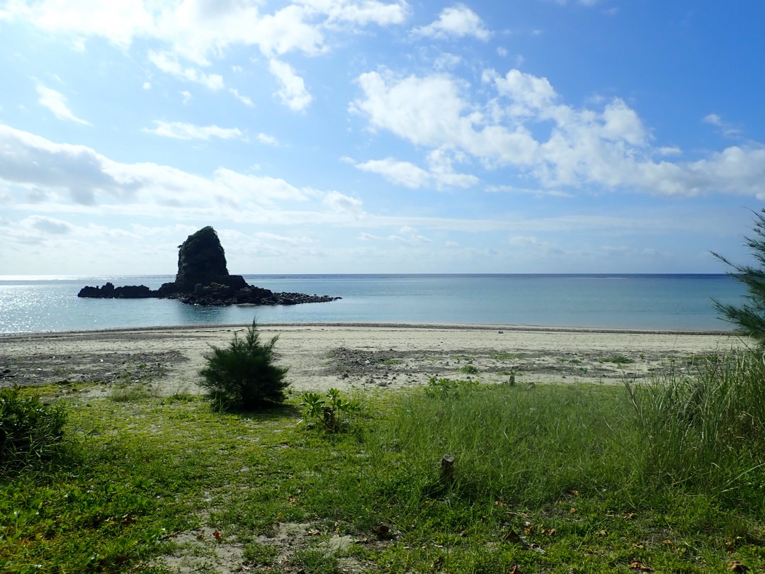 今日の嘉陽海岸