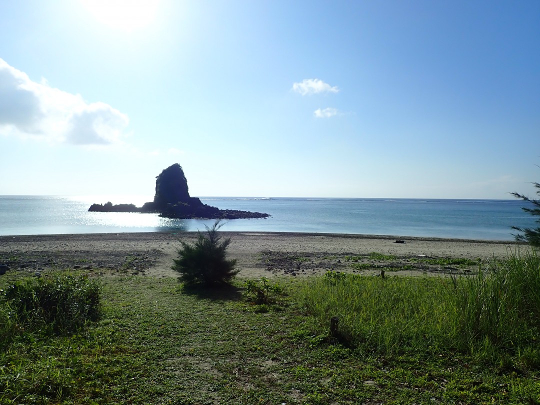 今日の嘉陽海岸