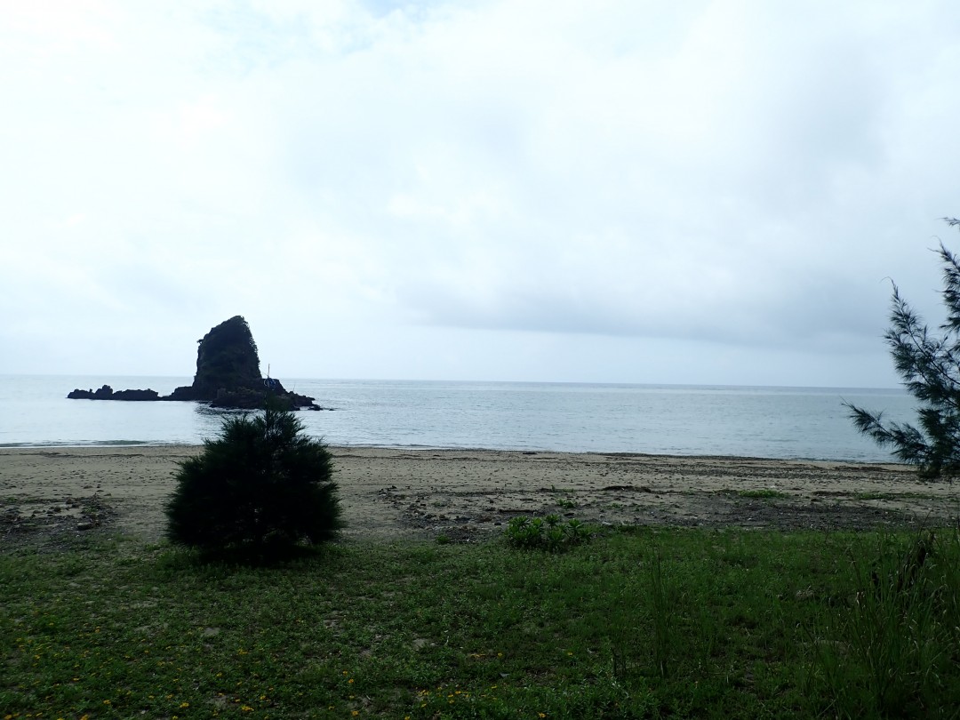 今日の嘉陽海岸