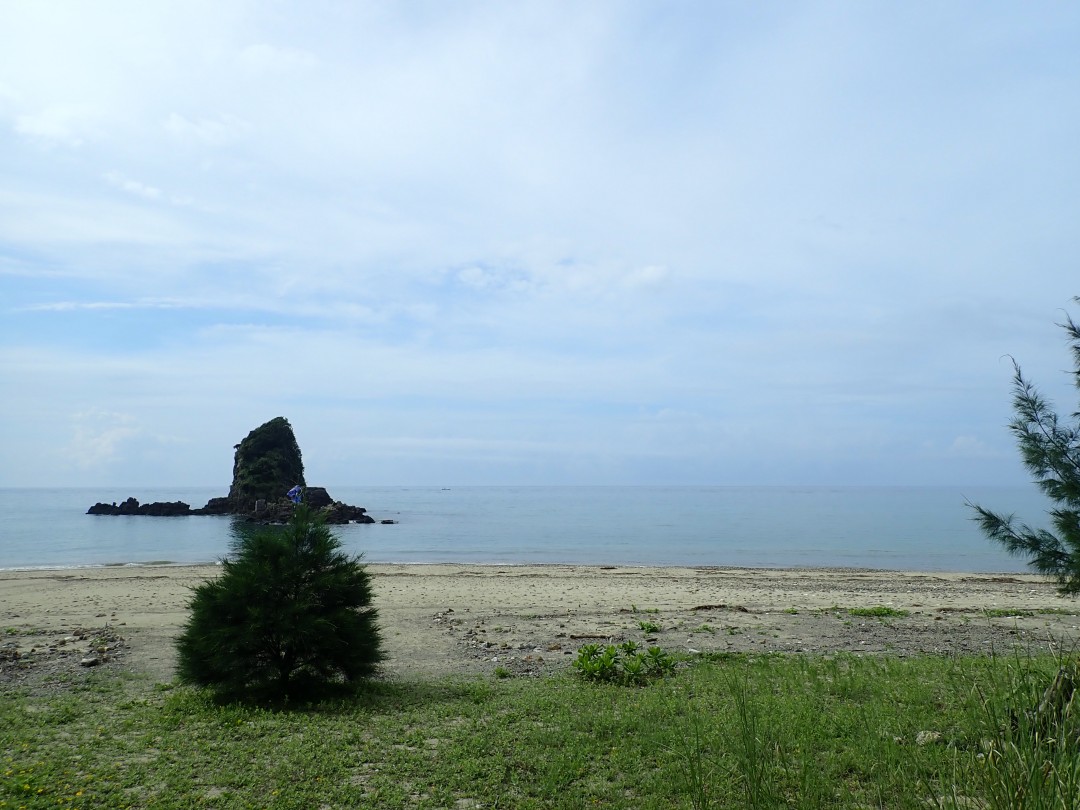 今日の嘉陽海岸