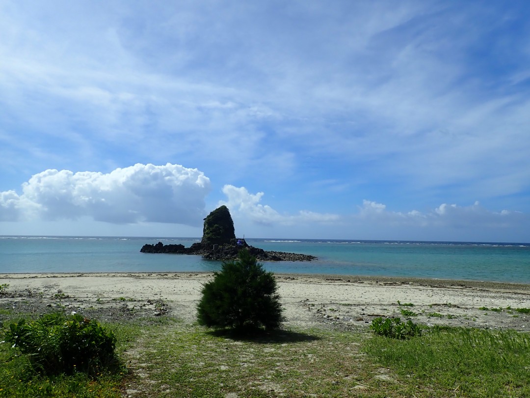 今日の嘉陽海岸