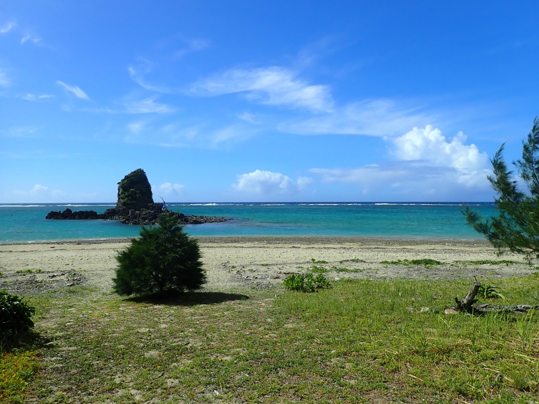 今日の嘉陽海岸