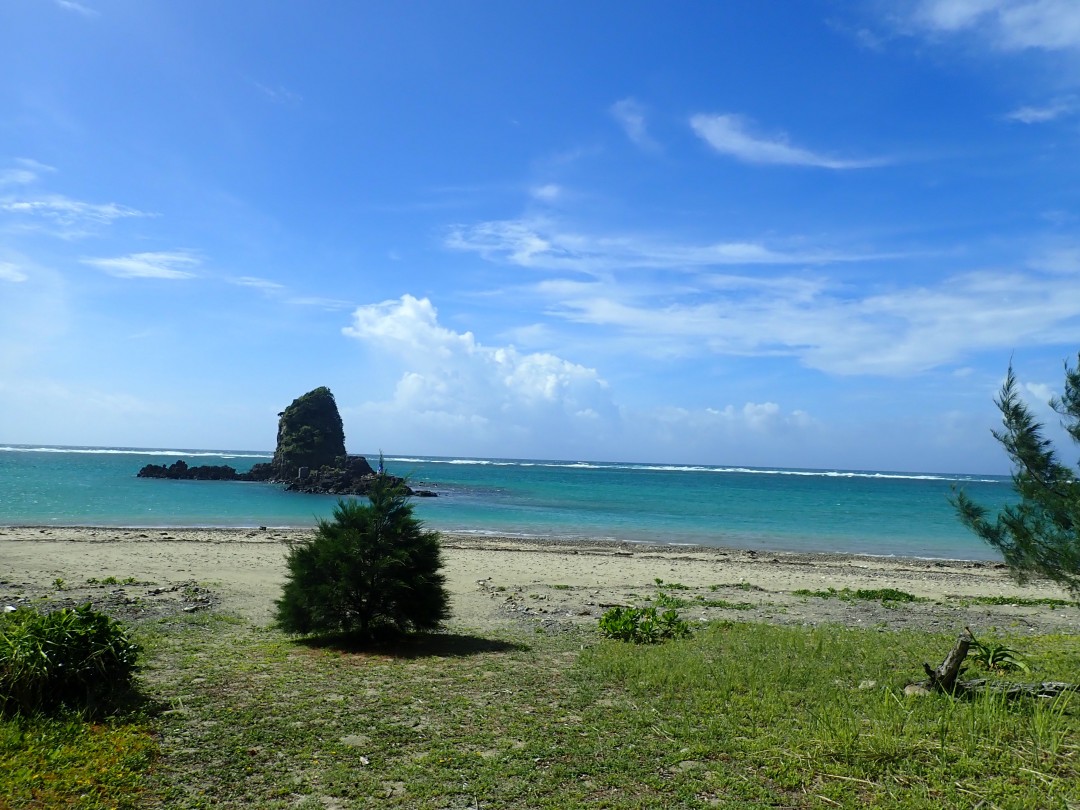 今日の嘉陽海岸