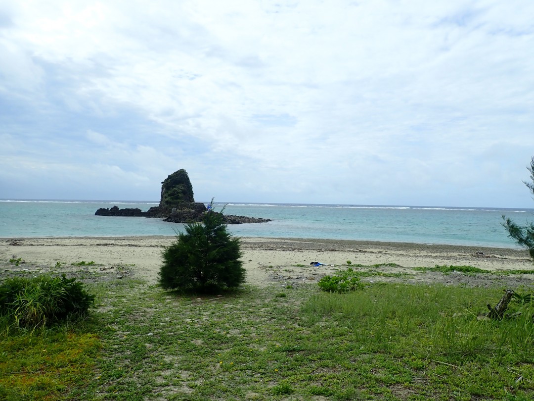 今日の嘉陽海岸