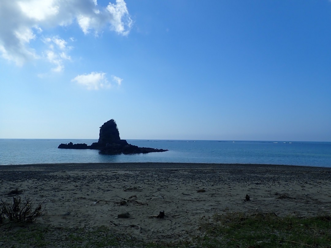 今日の嘉陽海岸