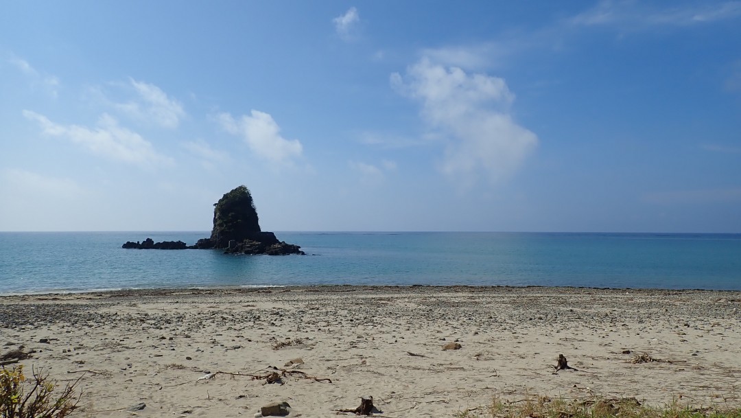 今日の嘉陽海岸