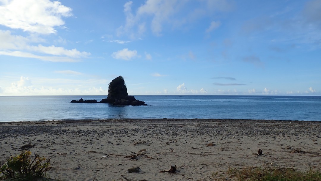 今日の嘉陽海岸