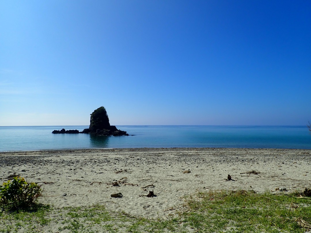 今日の嘉陽海岸