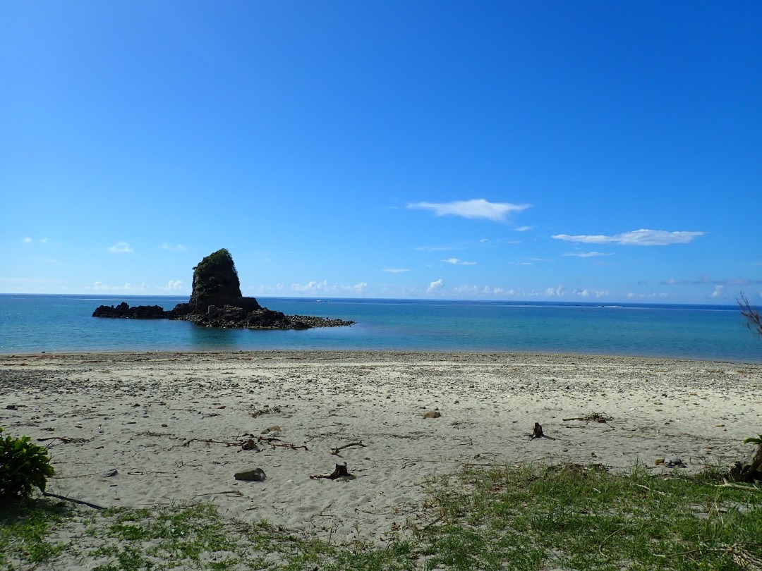 今日の嘉陽海岸