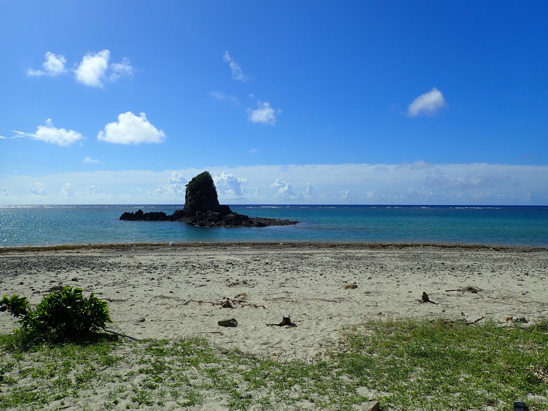 今日の嘉陽海岸