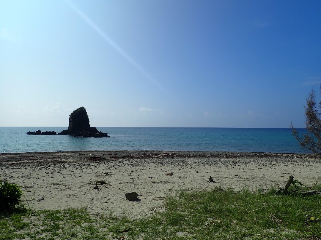 今日の嘉陽海岸