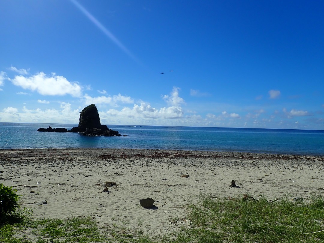 今日の嘉陽海岸