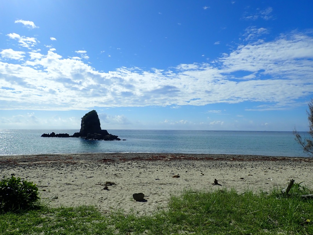 今日の嘉陽海岸