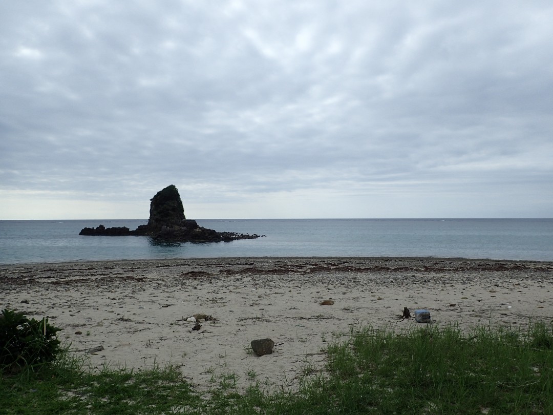 今日の嘉陽海岸