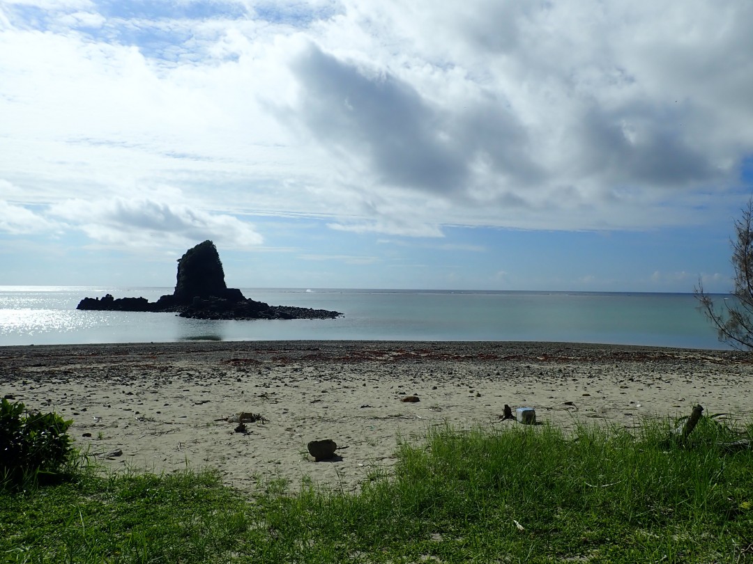 今日の嘉陽海岸