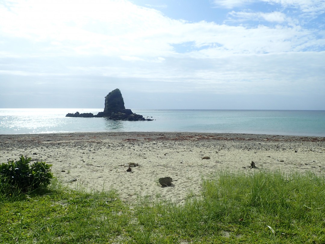 今日の嘉陽海岸