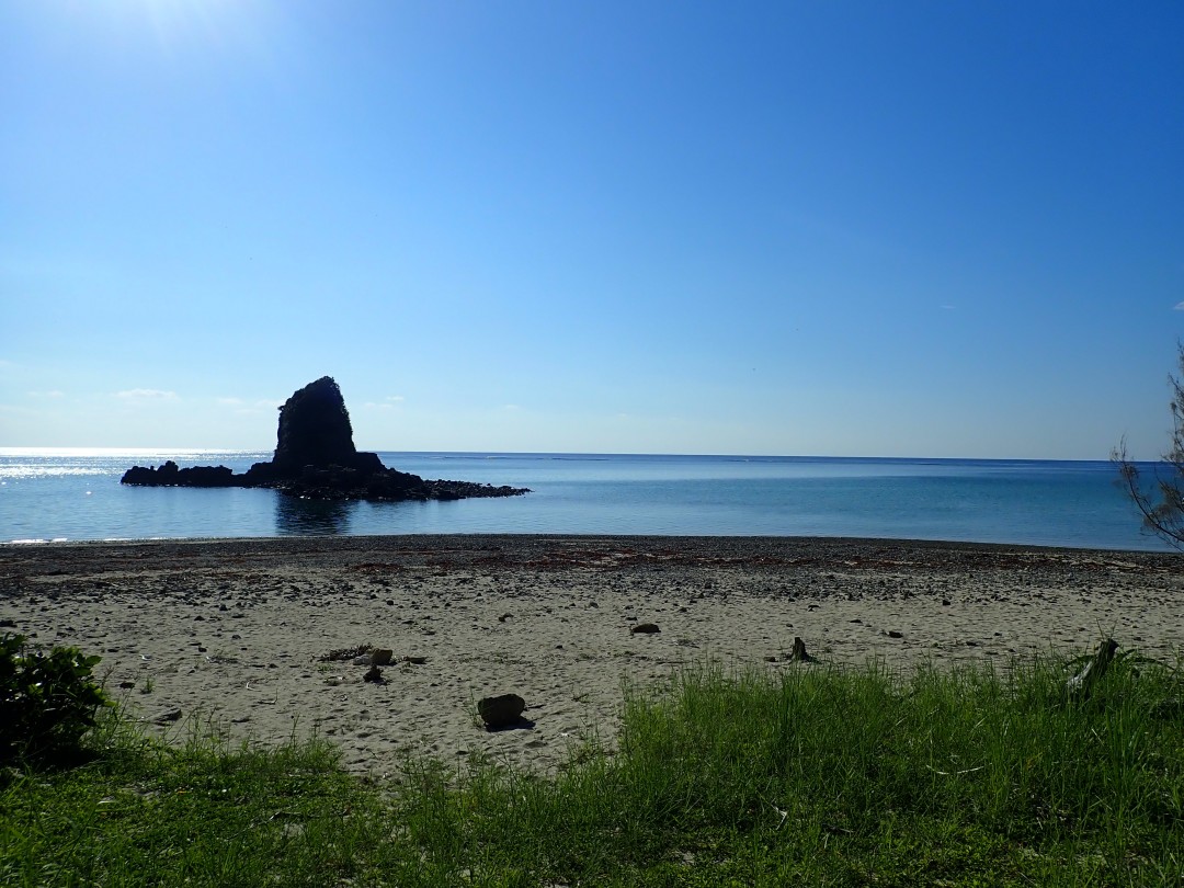 今日の嘉陽海岸