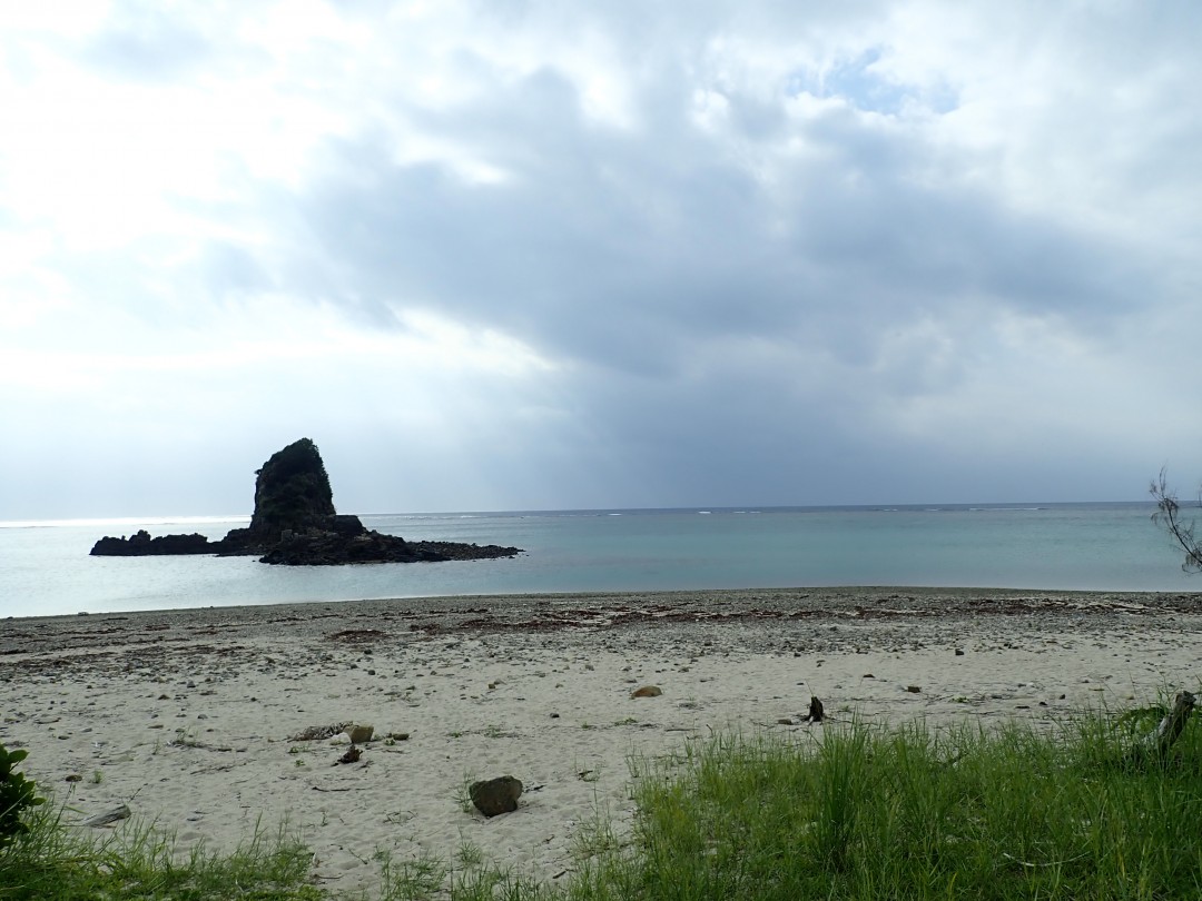 今日の嘉陽海岸